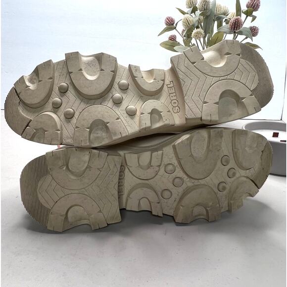 Sorel Brex Heel Lace Waterproof Boot Bleached Ceramic NL4306165 Women 9.5 - Picture 9 of 10